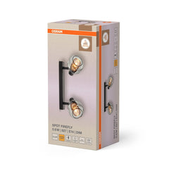 4099854472091 - Dekorativní černé stropní svítidlo 5,60 W Teplá bílá 385 mm - Stropní svítidlo - LEDVANCE e - shop
