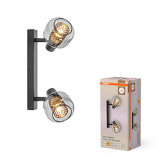 4099854472091 - Dekorativní černé stropní svítidlo 5,60 W Teplá bílá 385 mm - Stropní svítidlo - LEDVANCE e - shop