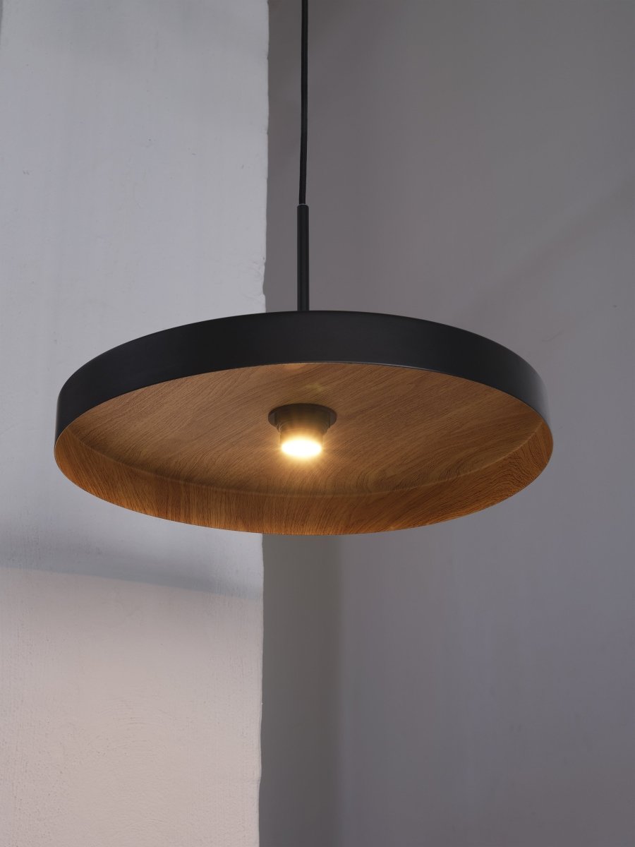 4099854461057 - Dekorativní černé Závěsné svítidlo Wood Decor E27 - Závěsné - LEDVANCE e - shop