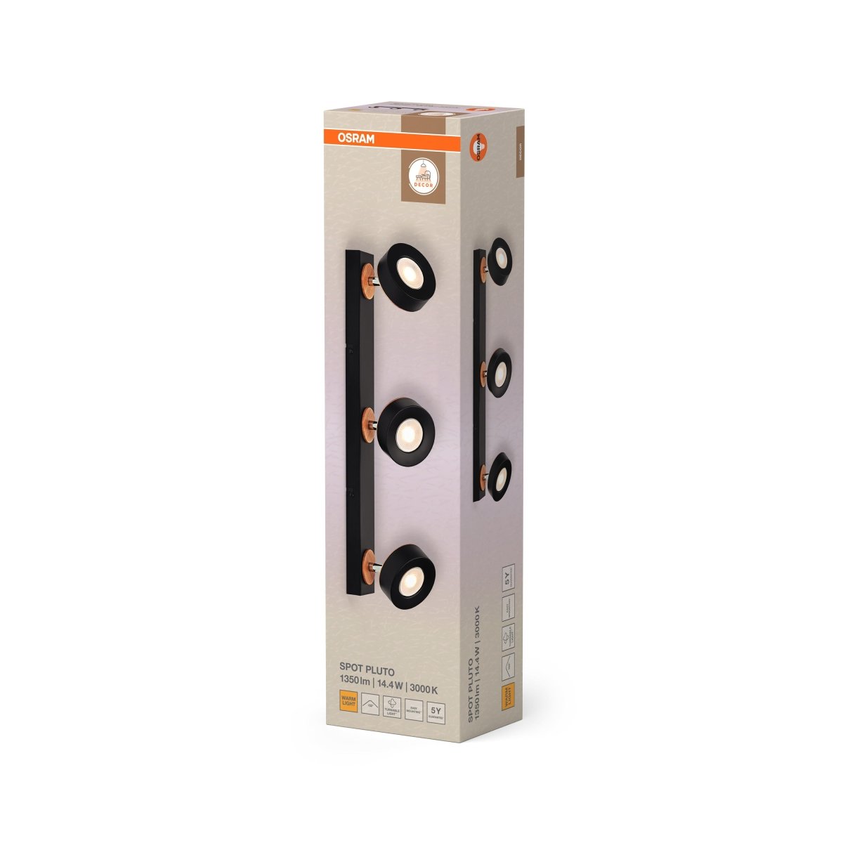 4099854471018 - Dekorativní černý reflektor 14,40 W Teplá bílá 498 mm - Reflektor - LEDVANCE e - shop