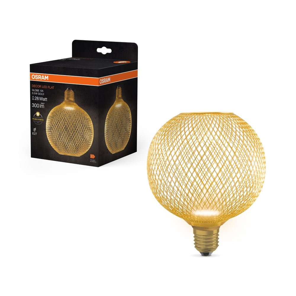 Dekorativní LED stropní svítidlo 3.5W E27 GLOBE, teplá bílá