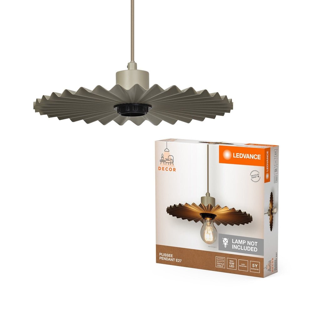 Dekorativní LED stropní svítidlo E27 15 W PLISSEE