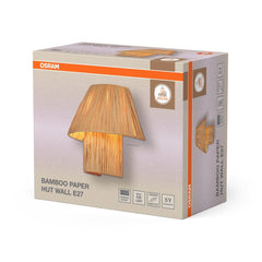 4099854452895 - Dekorativní nástěnné svítidlo Bamboo Paper Hut 1xE27 hnědé - Nástěnné svítidlo - LEDVANCE e - shop