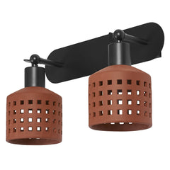 4099854453519 - Dekorativní nástěnné svítidlo Clay Windows 2xE27 hnědé, 375 mm - Nástěnné svítidlo - LEDVANCE e - shop