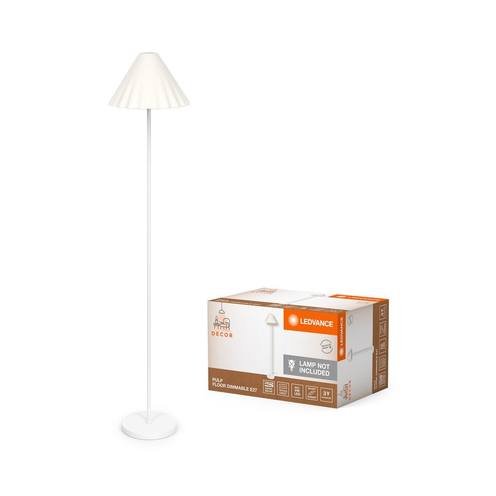 Dekorativní stmívatelná stojací lampa E27 PULP FLOOR