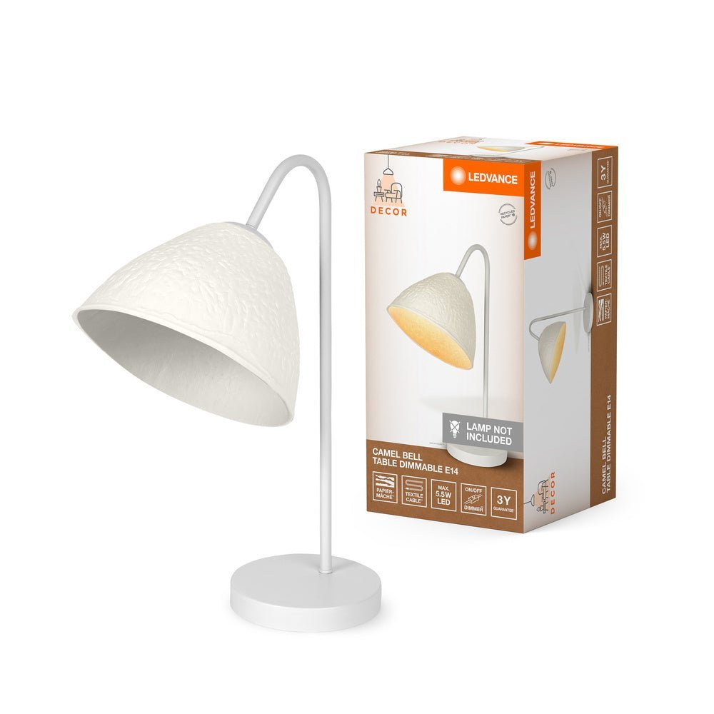 Dekorativní stmívatelná stolní lampa E14 CAMEL BELL