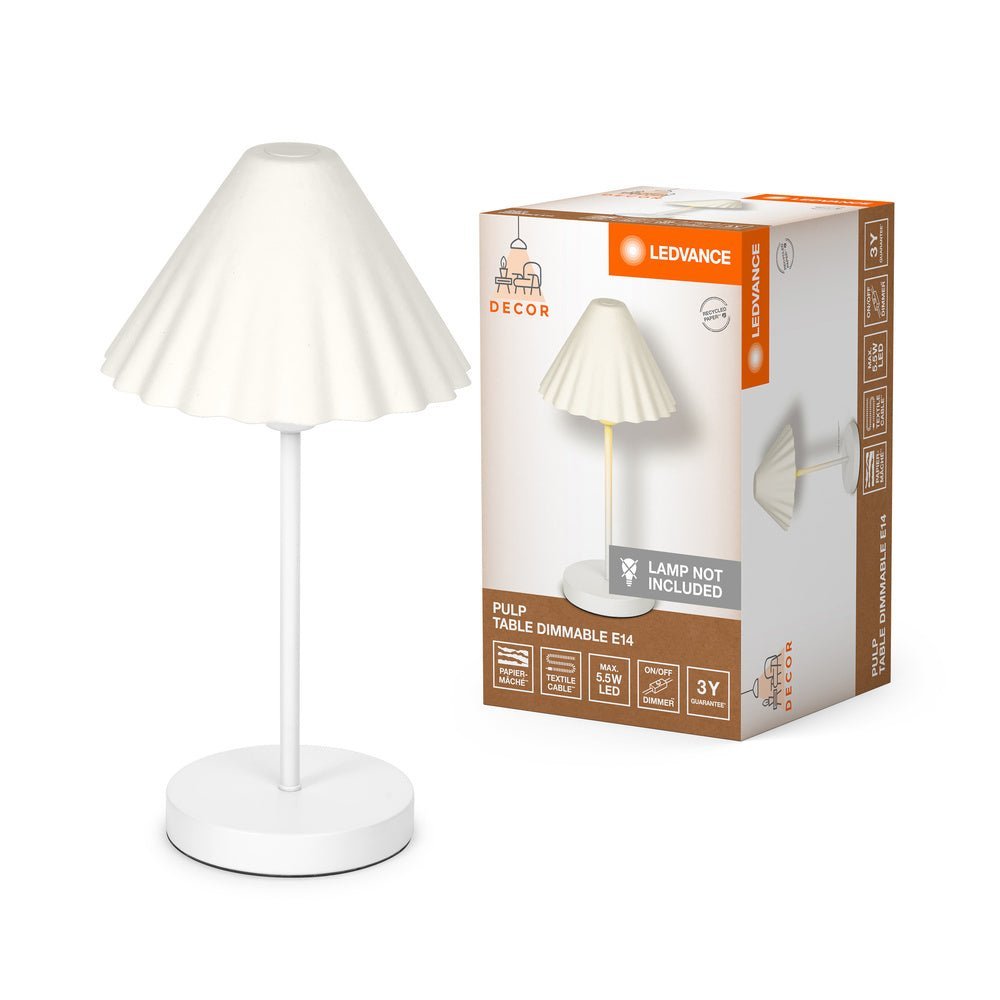 Dekorativní stmívatelná stolní lampa E14 PULP TABLE