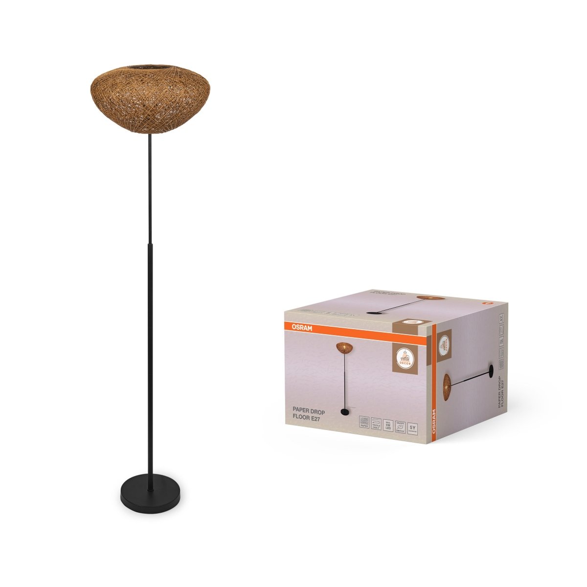 4099854454844 - Dekorativní stojací lampa 1xE27 Kapka - Stojací lampa - LEDVANCE e - shop
