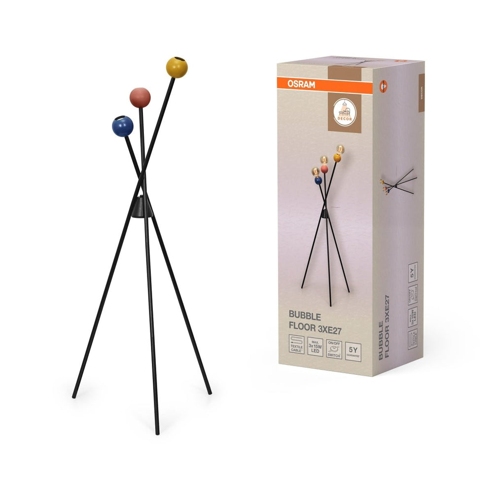 Dekorativní stojací lampa Bubble 3xE27 vícebarevná, 550 mm