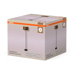 4099854454011 - Dekorativní stojací lampa Cardboard Square E27 hnědá, 300 mm - Stojací lampa - LEDVANCE e - shop