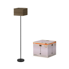 4099854454011 - Dekorativní stojací lampa Cardboard Square E27 hnědá, 300 mm - Stojací lampa - LEDVANCE e - shop