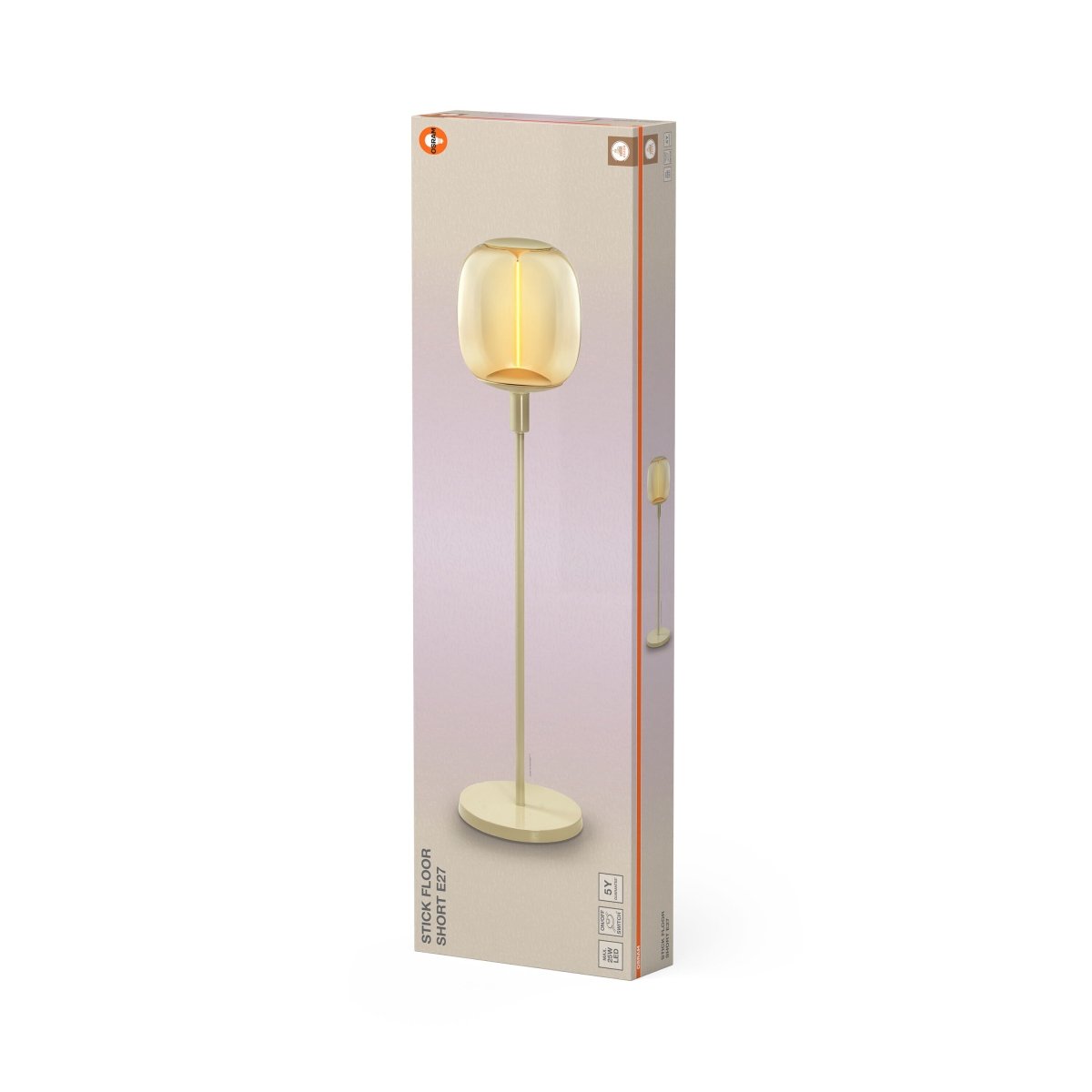 4099854440380 - Dekorativní stojací lampa E27, béžová, krátká, - Stojací lampa - LEDVANCE e - shop