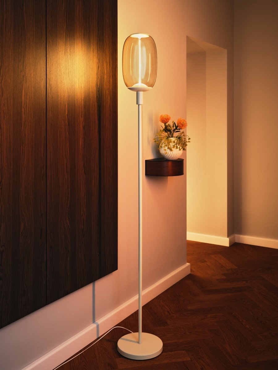 4099854440427 - Dekorativní stojací lampa E27, béžová, vysoká - Stojací lampa - LEDVANCE e - shop
