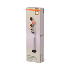 4099854454349 - Dekorativní stojací lampa Felt Weaving Cans 5xE14 vícebarevná, 505 mm - Stojací lampa - LEDVANCE e - shop