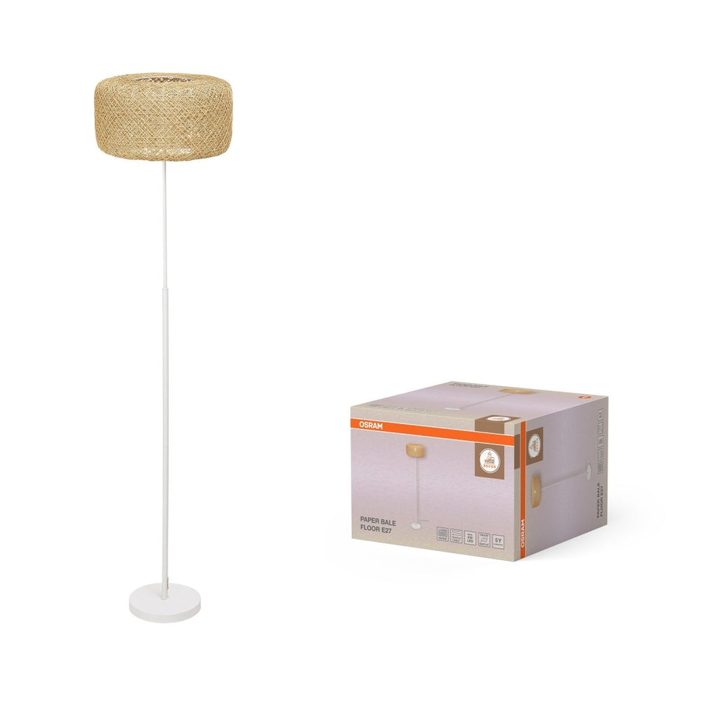 Dekorativní stojací lampa Paper bale 1xE27