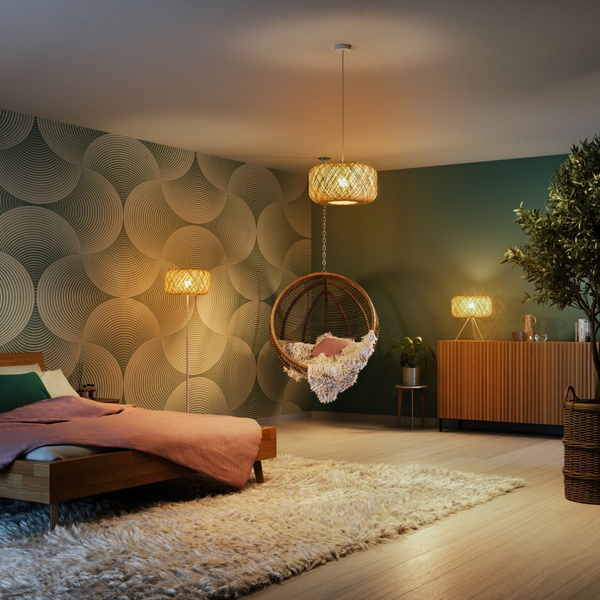 4099854454806 - Dekorativní stojací lampa Paper bale 1xE27 - Stojací lampa - LEDVANCE e - shop
