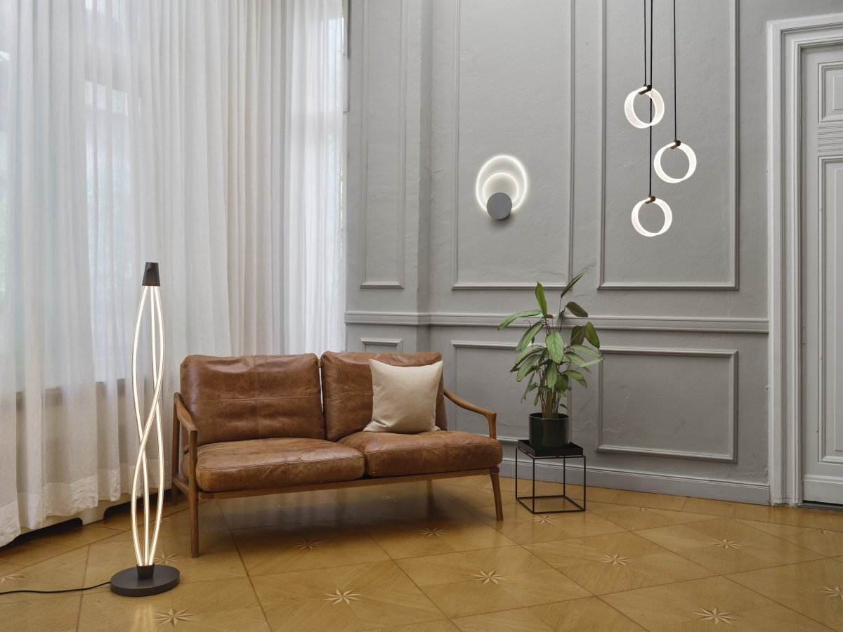 4099854455025 - Dekorativní stojací lampa Swirl 22 W Teplá bílá - Stojací lampa - LEDVANCE e - shop
