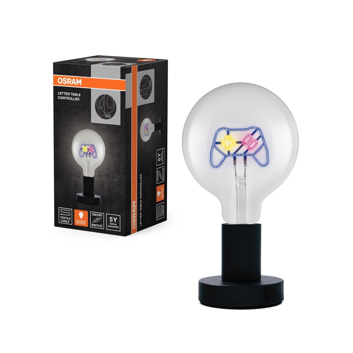 4058075853102 - Dekorativní stolní lampa Controller, 1,2 W, E27 - Stojací lampa - LEDVANCE e - shop