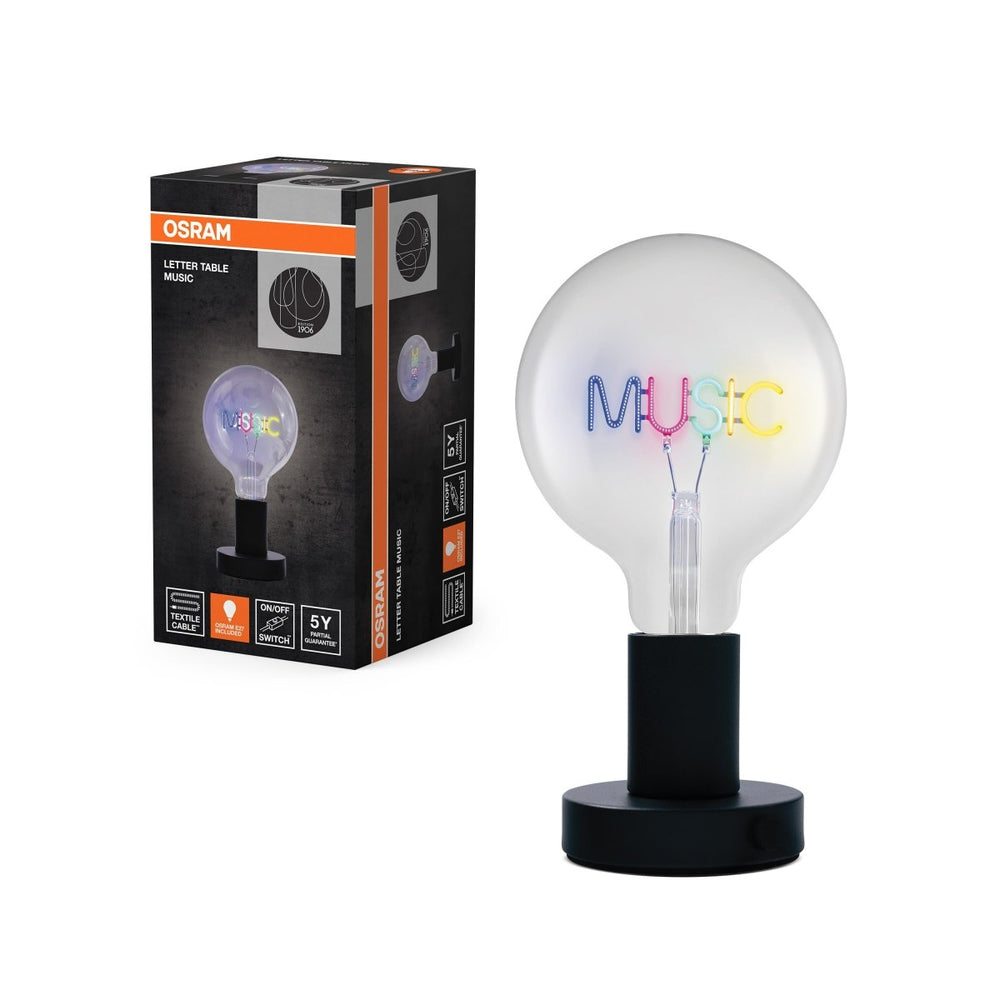 Dekorativní stolní lampa Music, 1,2 W, E27
