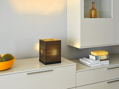 4099854454059 - Dekorativní stolní lampa Square, kartonová, patice E27, hnědá - Stojací lampa - LEDVANCE e - shop