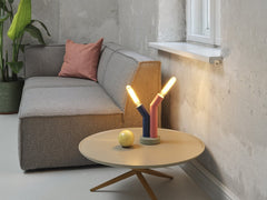 4099854455001 - Dekorativní stolní lampa Straw, kovová, 2xE27, vícebarevná - Stojací lampa - LEDVANCE e - shop