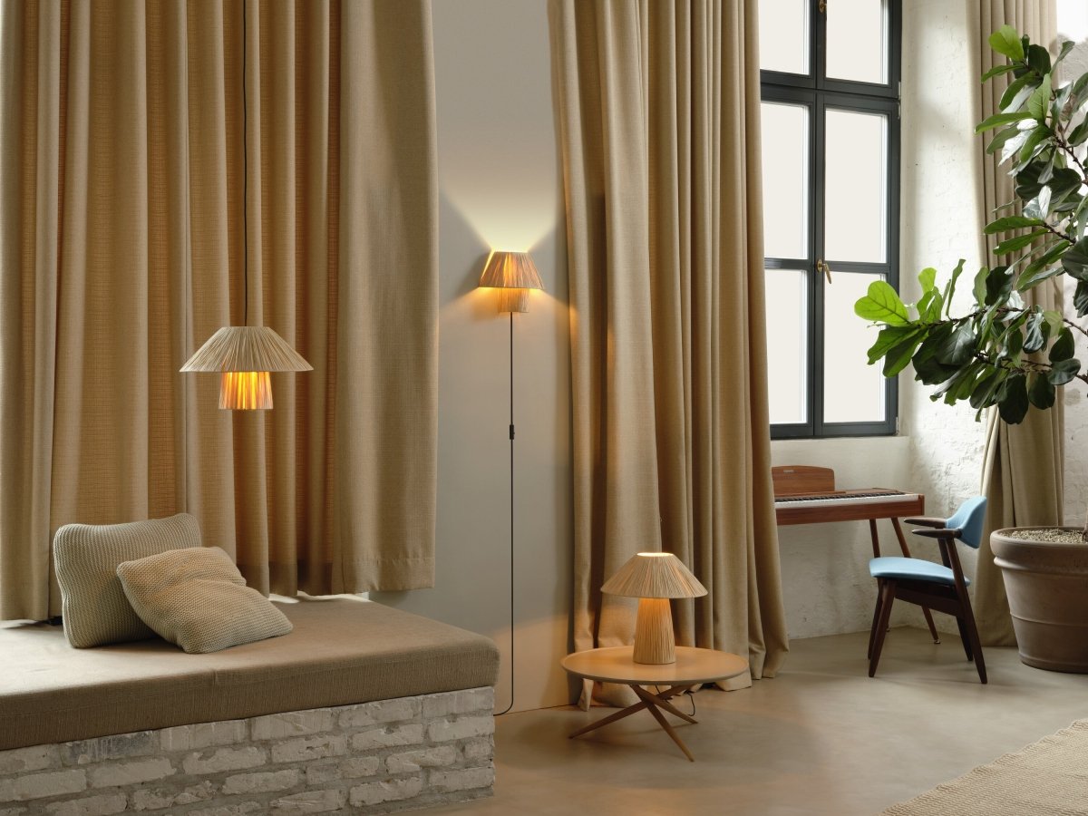 4099854453694 - Dekorativní stolní svítidlo Bamboo Paper Hut, 1xE27, hnědé - Stojací lampa - LEDVANCE e - shop