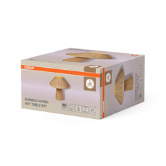 4099854453694 - Dekorativní stolní svítidlo Bamboo Paper Hut, 1xE27, hnědé - Stojací lampa - LEDVANCE e - shop