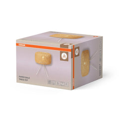 4099854454820 - Dekorativní stolní svítidlo Paper Bale, 1xE27, béžové - Stojací lampa - LEDVANCE e - shop