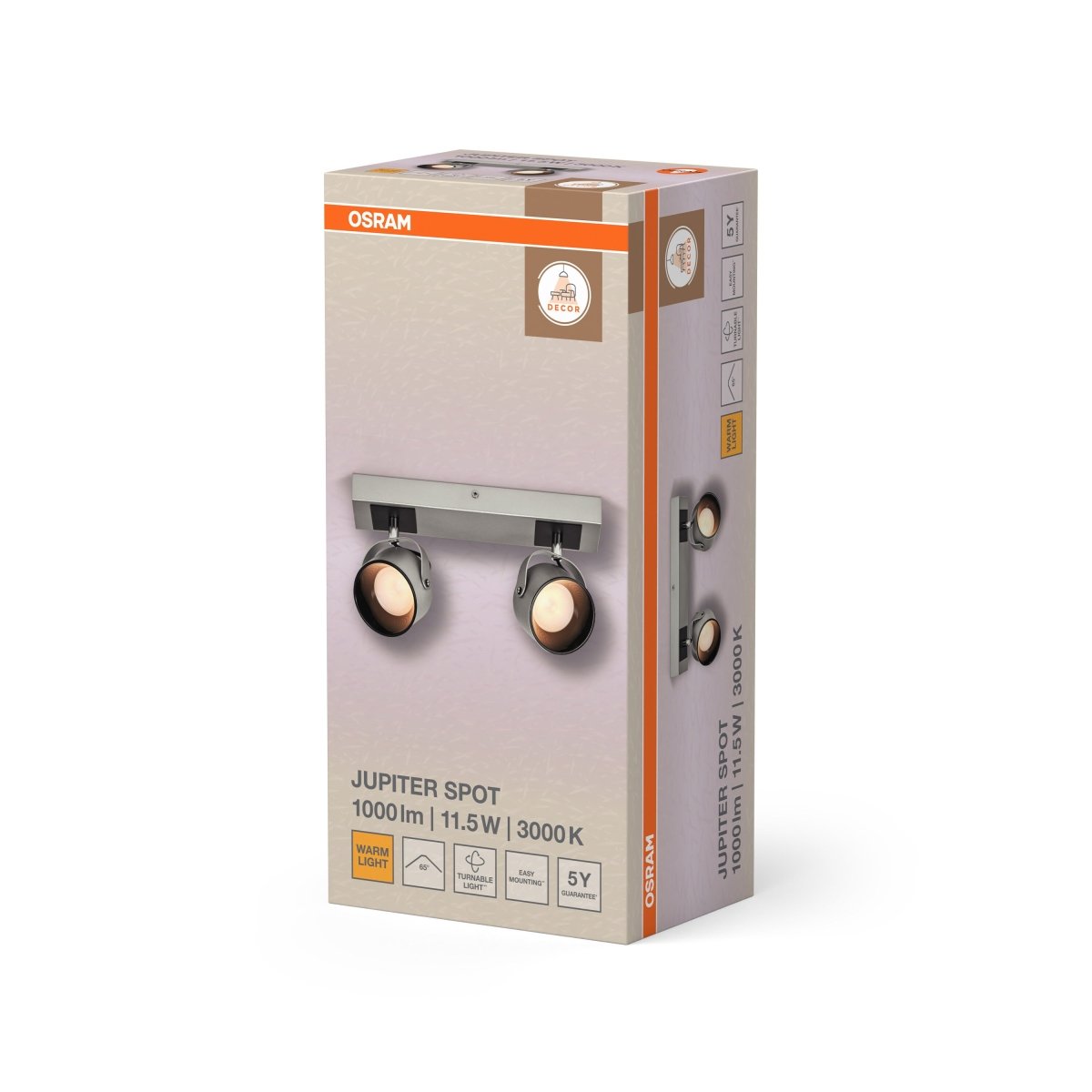 4099854471452 - Dekorativní stříbrné stropní svítidlo 11,50 W Teplá bílá 300 mm - Stropní svítidlo - LEDVANCE e - shop