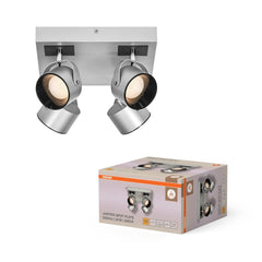 4099854471513 - Dekorativní stříbrné stropní svítidlo 22 W Teplá bílá 260 mm - Stropní svítidlo - LEDVANCE e - shop