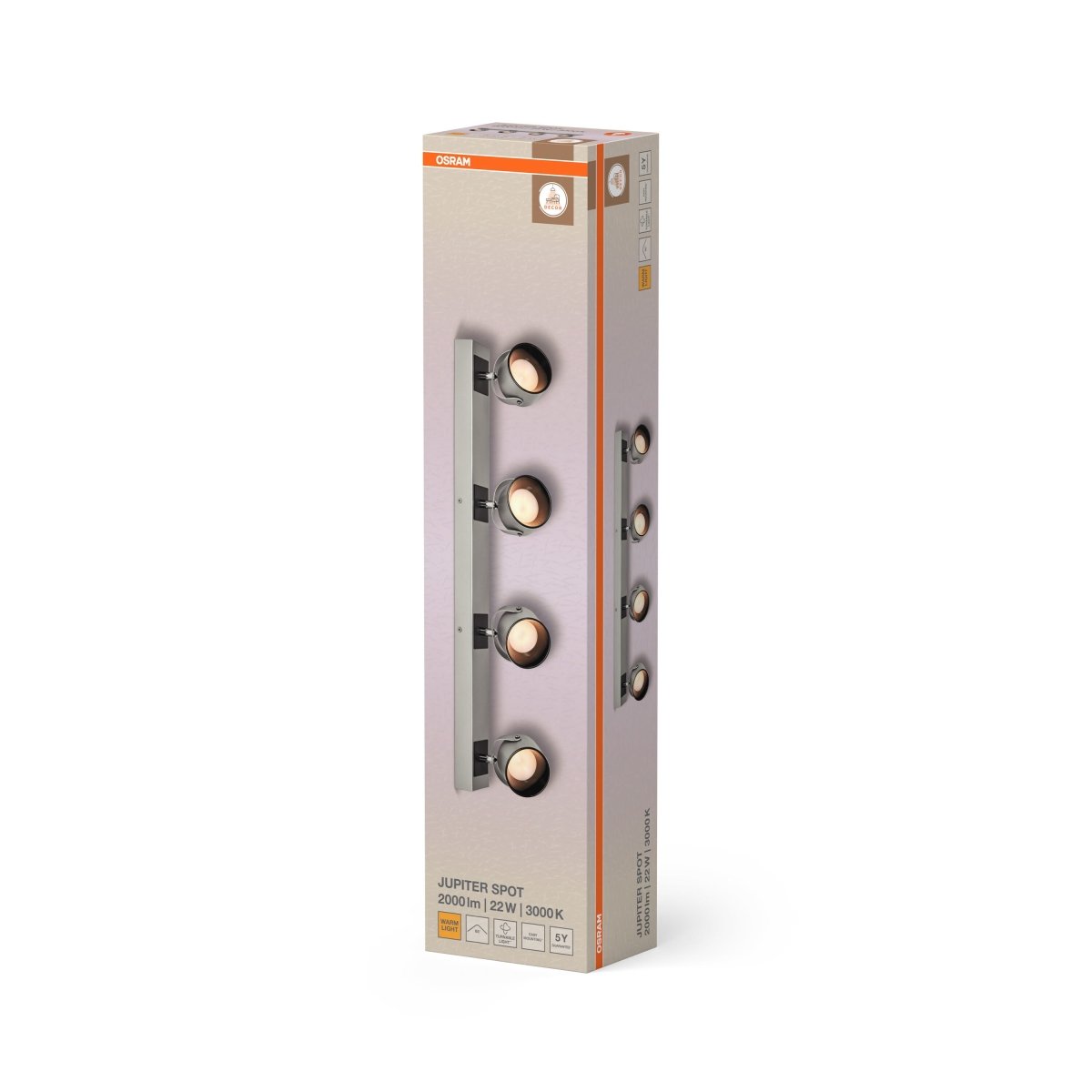4099854471490 - Dekorativní stříbrné stropní svítidlo 22 W Teplá bílá 700 mm - Stropní svítidlo - LEDVANCE e - shop