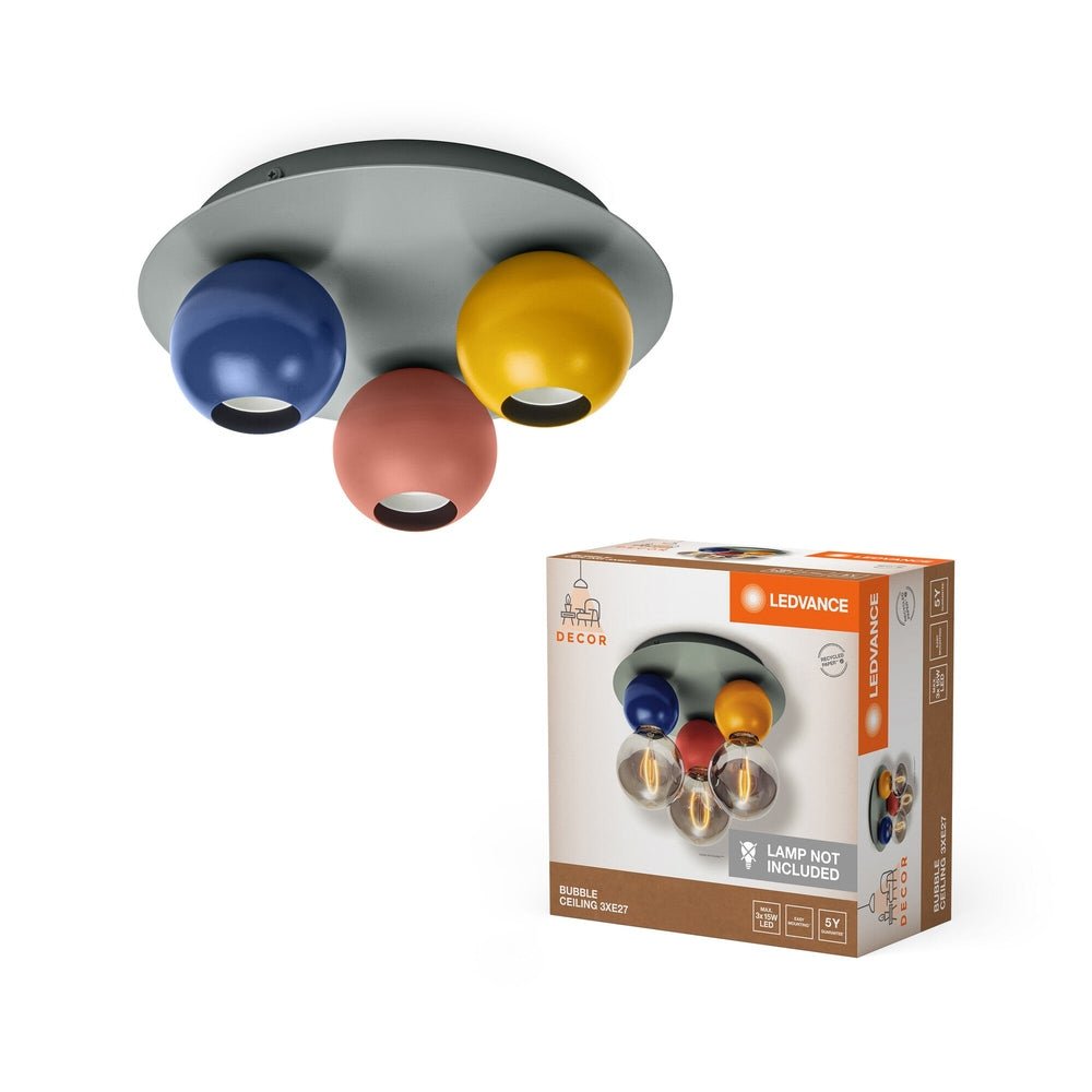 Dekorativní stropní svítidlo 3x E27 15W BUBBLE CEILING