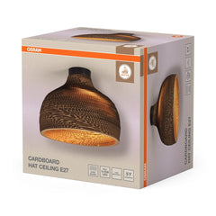 4099854453199 - Dekorativní stropní svítidlo Cardboard Hat E27 hnědé - Stropní svítidlo - LEDVANCE e - shop