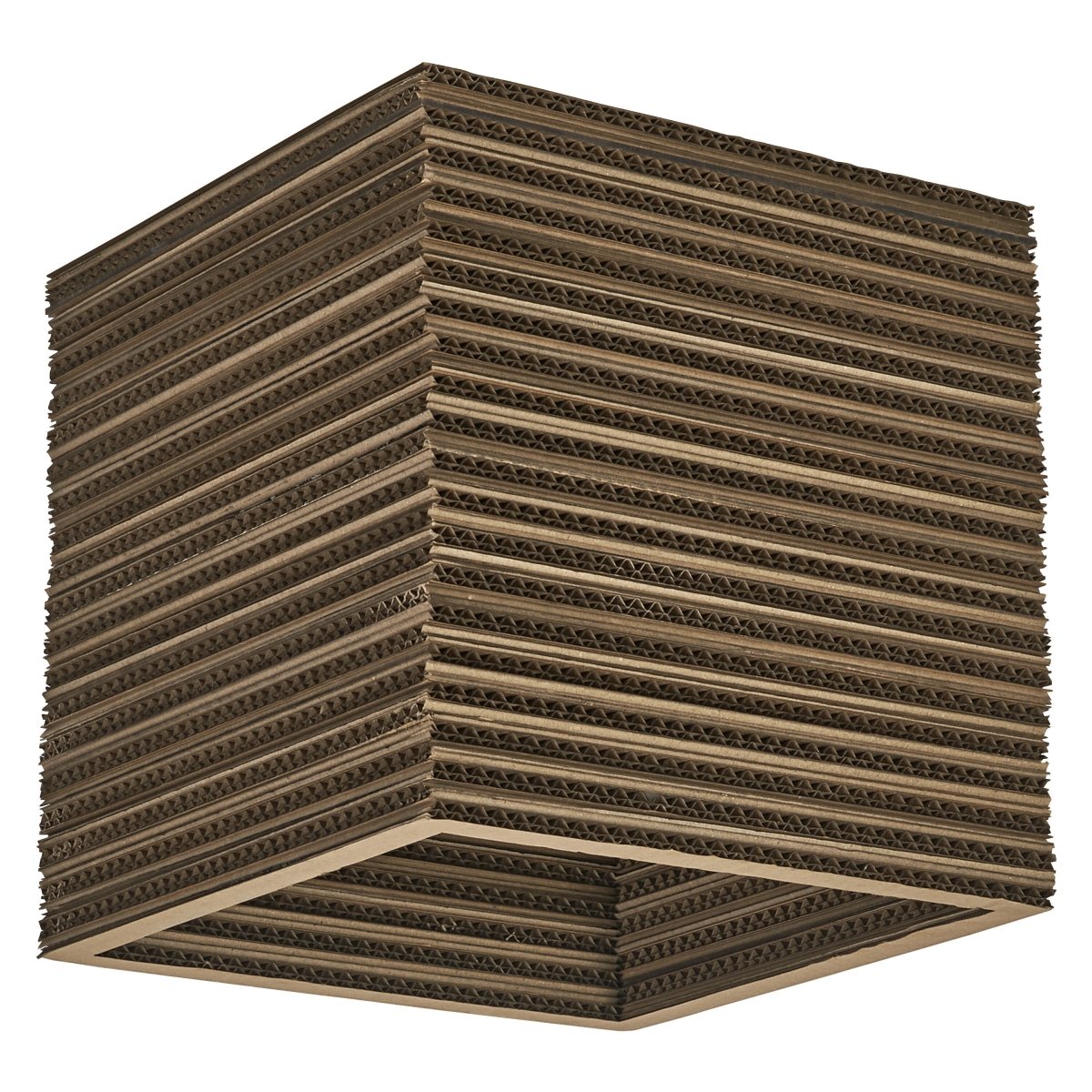 4099854453281 - Dekorativní stropní svítidlo Cardboard Square E27 hnědé, 250 mm - Stropní svítidlo - LEDVANCE e - shop