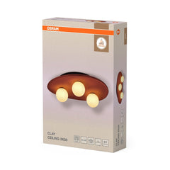 4099854453458 - Dekorativní stropní svítidlo Clay Nest 3xG9 hnědé, 500 mm - Nástěnné svítidlo - LEDVANCE e - shop