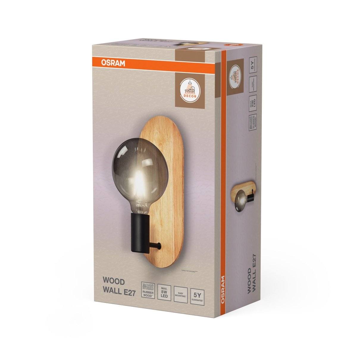 4099854440281 - Dekorativní stropní svítidlo Wood E27, 150 mm - Stropní svítidlo - LEDVANCE e - shop