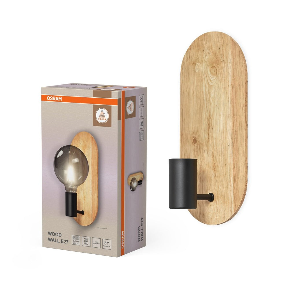 Dekorativní stropní svítidlo Wood E27, 150 mm
