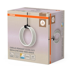 4099854458989 - Dekorativní závěsné svítidlo 8 W, černé, 160 mm, laditelná bílá - Závěsné - LEDVANCE e - shop