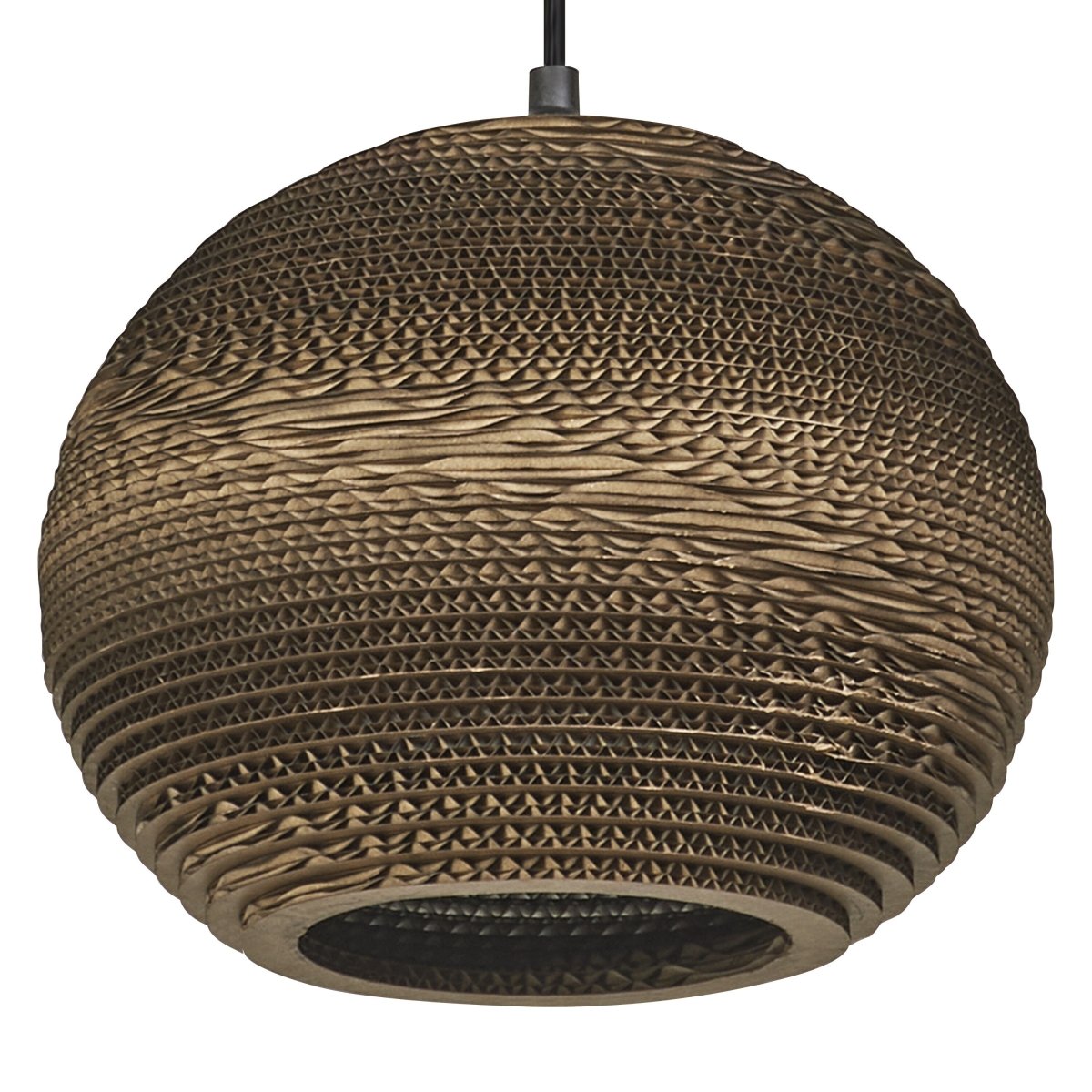 4099854458804 - Dekorativní závěsné svítidlo Cardboard Ball, E27, hnědé - Závěsné - LEDVANCE e - shop