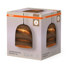 4099854458828 - Dekorativní závěsné svítidlo Cardboard Bell E27 hnědé - Závěsné - LEDVANCE e - shop