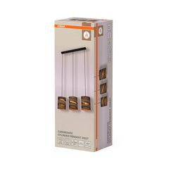 4099854458842 - Dekorativní závěsné svítidlo Cardboard Cylinder, 3xE27, hnědé - Závěsné - LEDVANCE e - shop