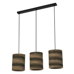 4099854458842 - Dekorativní závěsné svítidlo Cardboard Cylinder, 3xE27, hnědé - Závěsné - LEDVANCE e - shop