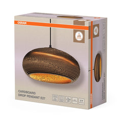 4099854458880 - Dekorativní závěsné svítidlo Cardboard Kapka E27 hnědé - Závěsné - LEDVANCE e - shop