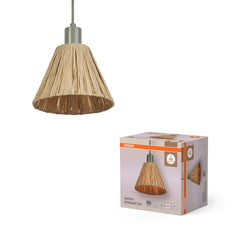 4099854461149 - Dekorativní závěsné svítidlo Raffia 1XE27, Zelená - Závěsné - LEDVANCE e - shop