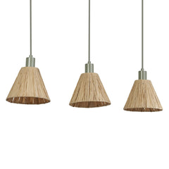 4099854461187 - Dekorativní závěsné svítidlo Raffia Linear 3XE27, Zelená - Závěsné - LEDVANCE e - shop