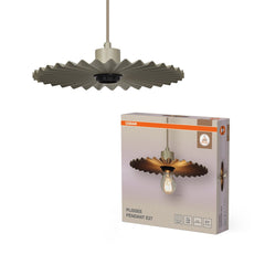 4099854461071 - Dekorativní závěsné svítidlo s plisovaným designem, E27, béžové - Závěsné - LEDVANCE e - shop