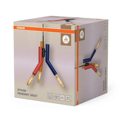 4099854461552 - Dekorativní závěsné svítidlo Straw, 3×E27, vícebarevné - Závěsné - LEDVANCE e - shop