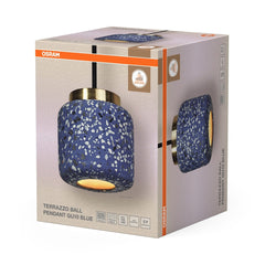 4099854461637 - Dekorativní závěsné svítidlo Terrazzo Ball 1xGU10 modré - Závěsné - LEDVANCE e - shop