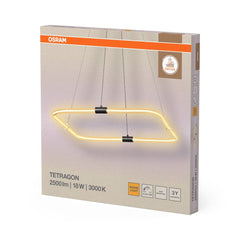 4099854461729 - Dekorativní závěsné svítidlo Tetragon 18W Teplá bílá, 567 mm - Závěsné - LEDVANCE e - shop