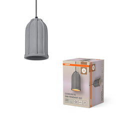 4099854459221 - Dekorativní závěsné svítidlo z betonu, model Sim, E27, tmavě šedé - Závěsné - LEDVANCE e - shop